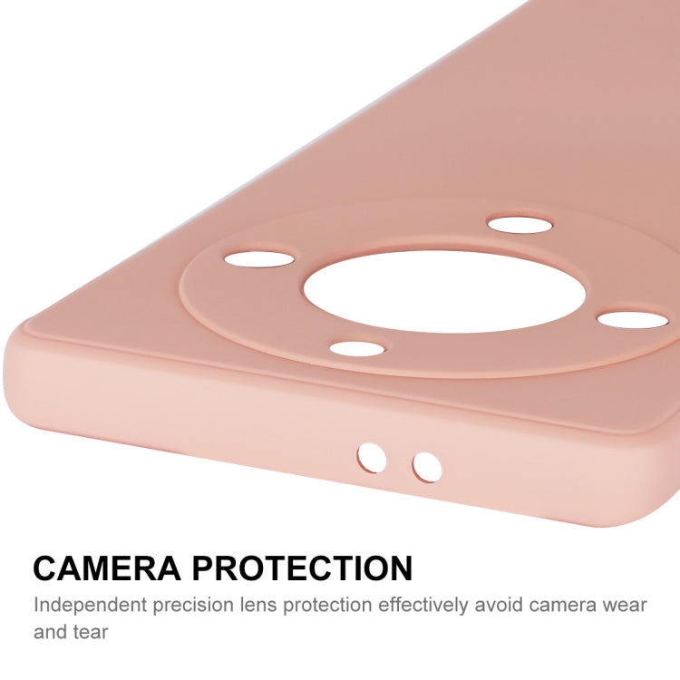 For Honor Magic5 Lite / X9A ENKAY Hat-Prince Liquid Silicone Shockproof Soft Phone Case(Pink) - Honor Cases by ENKAY | Online Shopping UK | buy2fix