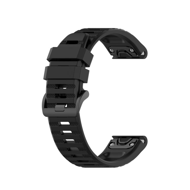 For Garmin Approach s60 Silicone Watch Band(Black) - Watch Bands by buy2fix | Online Shopping UK | buy2fix