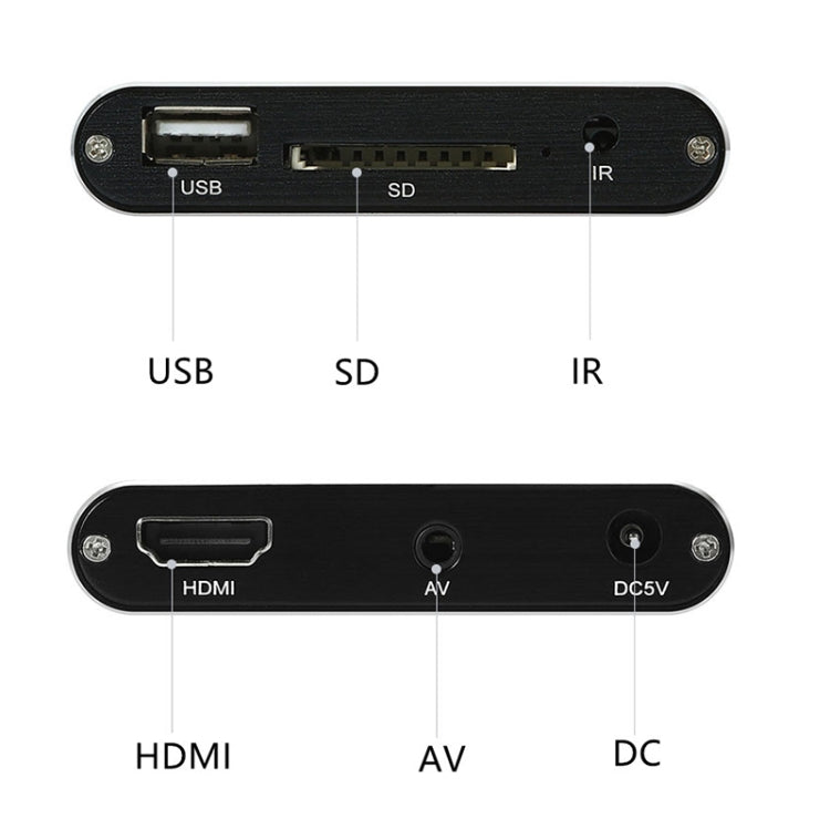 X9 HD Multimedia Player 4K Video Loop USB External Media Player AD Player(US Plug) - Consumer Electronics by buy2fix | Online Shopping UK | buy2fix