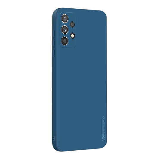 For Samsung Galaxy A53 5G PINWUYO Sense Series Liquid Silicone TPU Phone Case(Blue) - Galaxy Phone Cases by PINWUYO | Online Shopping UK | buy2fix