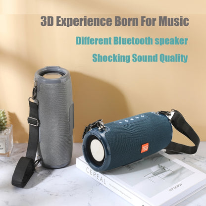 T&G TG324 High Power Waterproof Portable Bluetooth Speaker Support FM / TF Card(Blue) - Desktop Speaker by T&G | Online Shopping UK | buy2fix