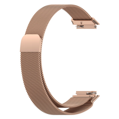For Huawei Band 7 Milan Magnetic Watch Band(Rose Gold) - Watch Bands by buy2fix | Online Shopping UK | buy2fix