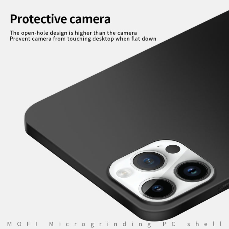 For iPhone 14 Pro Max MOFI Frosted PC Ultra-thin Hard Case (Black) - Apple Accessories by MOFI | Online Shopping UK | buy2fix