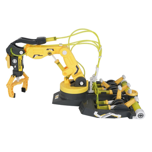 MoFun 102 Hydraulic Robot Arm 3 in 1 Science and Education Assembled Toys(Yellow) - DIY Developmental Toys by MoFun | Online Shopping UK | buy2fix