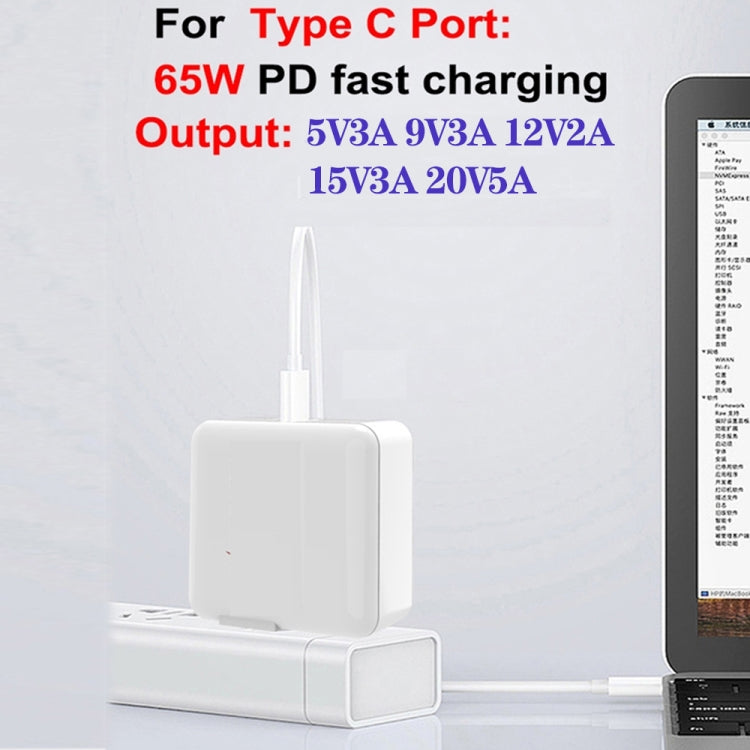 GaN 100W Dual USB + Dual USB-C/Type-C Multi Port Charger for Apple MacBook Series US / EU Plug - Cable & Adapter by buy2fix | Online Shopping UK | buy2fix