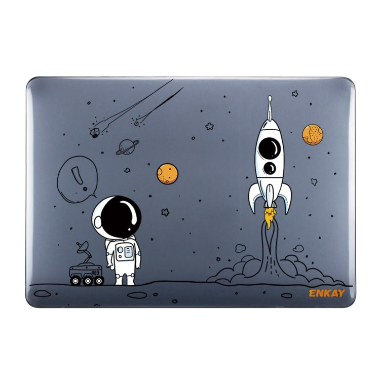 For MacBook Air 13.6 A2681 ENKAY Hat-Prince 3 in 1 Spaceman Pattern Laotop Protective Crystal Case with TPU Keyboard Film / Anti-dust Plugs, Version:US(Spaceman No.1) - MacBook Air Cases by ENKAY | Online Shopping UK | buy2fix