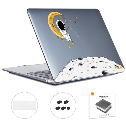 For MacBook Pro 15.4 A1707/A1990 ENKAY Hat-Prince 3 in 1 Spaceman Pattern Laotop Protective Crystal Case with TPU Keyboard Film / Anti-dust Plugs, Version:EU(Spaceman No.3) - MacBook Pro Cases by ENKAY | Online Shopping UK | buy2fix