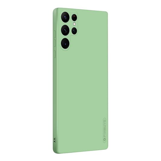 For Samsung Galaxy S23 Ultra 5G PINWUYO Sense Series Liquid Silicone TPU Phone Case(Green) - Galaxy S23 Ultra 5G Cases by PINWUYO | Online Shopping UK | buy2fix