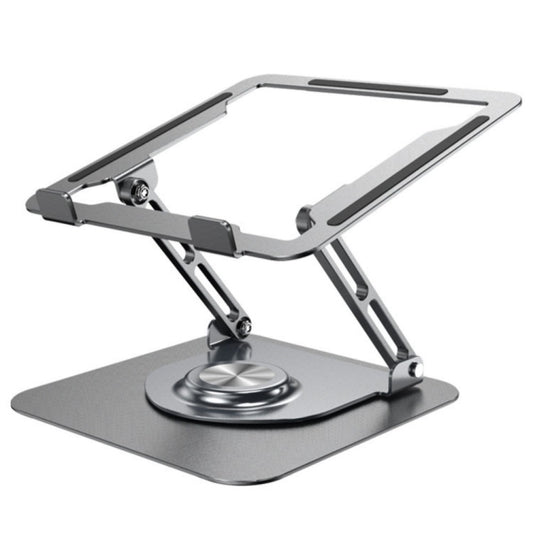 D147 Foldable 360 Degree Rotating Laptop Lifting Bracket Aluminum Alloy Notebook Desktop Stand(Gray) -  by buy2fix | Online Shopping UK | buy2fix