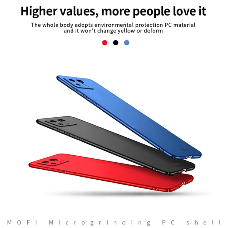 For Xiaomi 13 MOFI Frosted Ultra-thin PC Hard Case(Red) - Xiaomi Cases by MOFI | Online Shopping UK | buy2fix