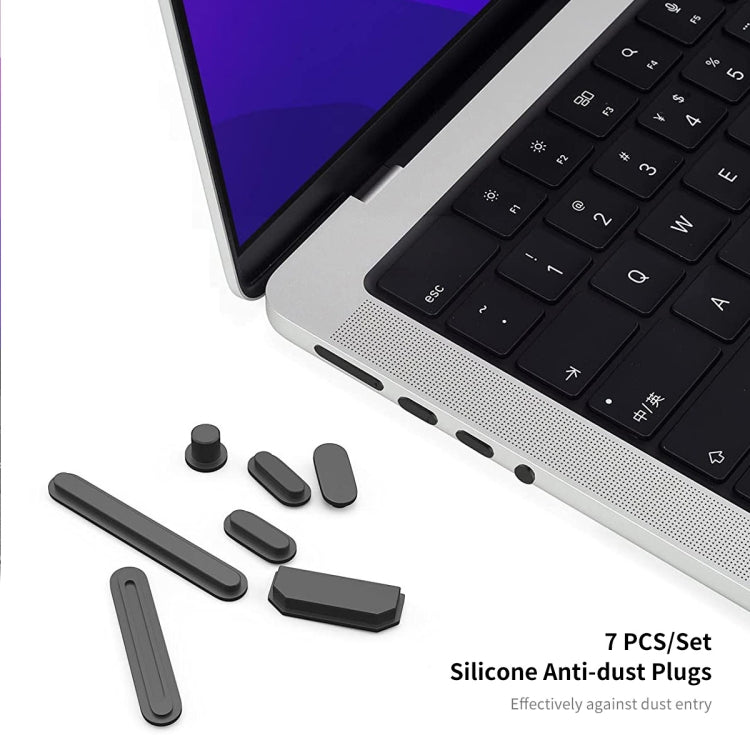 For MacBook Air 15.3 A2941 ENKAY US Version 3 in 1 Crystal Protective Case with TPU Keyboard Film & Anti-dust Plugs(Dark Blue) - MacBook Air Cases by ENKAY | Online Shopping UK | buy2fix