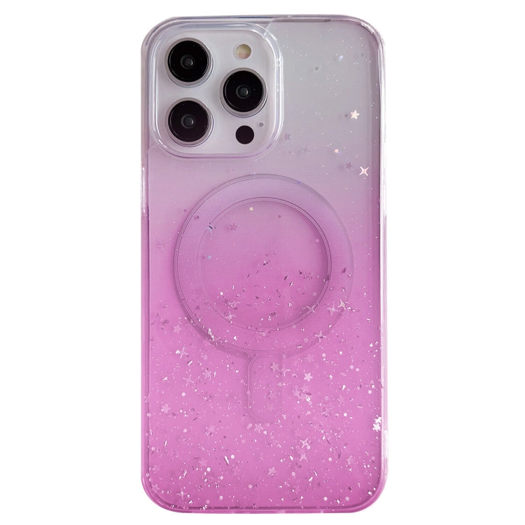 For iPhone 15 Pro Max MagSafe Glitter Hybrid Clear TPU Phone Case(Pink) - iPhone 15 Pro Max Cases by buy2fix | Online Shopping UK | buy2fix