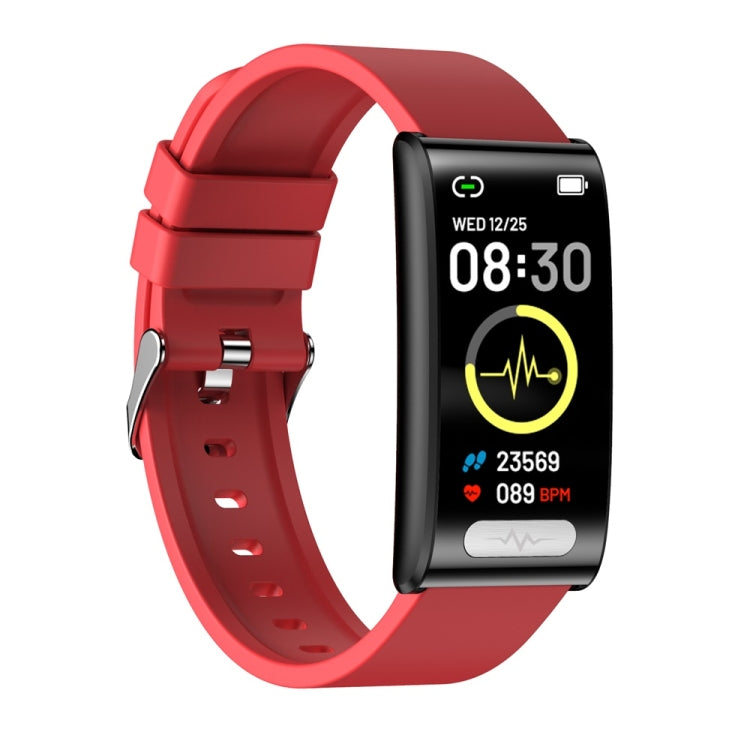 TK70 1.47 inch Color Screen Smart Silicone Strap Watch,Support Heart Rate / Blood Pressure / Blood Oxygen / Blood Sugar Monitoring(Red) - Smart Wristbands by buy2fix | Online Shopping UK | buy2fix