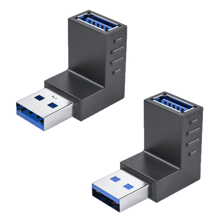 ENKAY USB 3.0 Adapter 90 Degree Angle Male to Female Combo Coupler Extender Connector, Angle:Vertical Up + Down - USB 3.0 by ENKAY | Online Shopping UK | buy2fix
