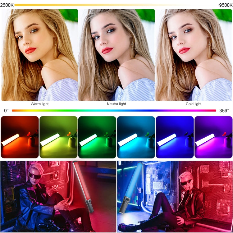 VLOGLITE W270RGB Live Streaming E-Sports Handheld Fill Light LED Studio Light(EU Plug) -  by VLOGLITE | Online Shopping UK | buy2fix