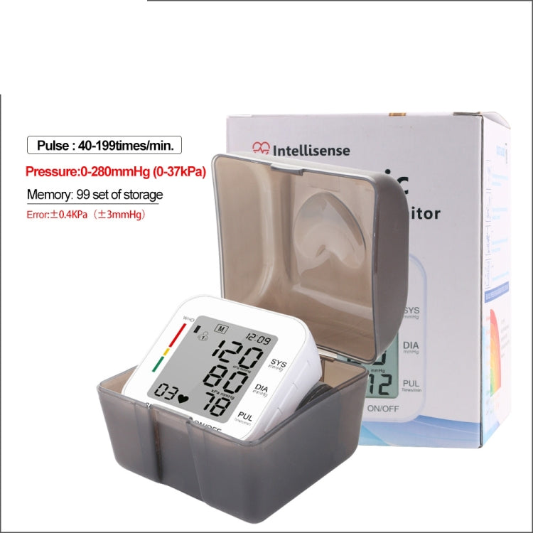 RZ204 Automatic Digital Wrist Cuff Blood Pressure Monitor Heart Beat LCD Digital Wrist Watch - Sphygmomanometer by buy2fix | Online Shopping UK | buy2fix