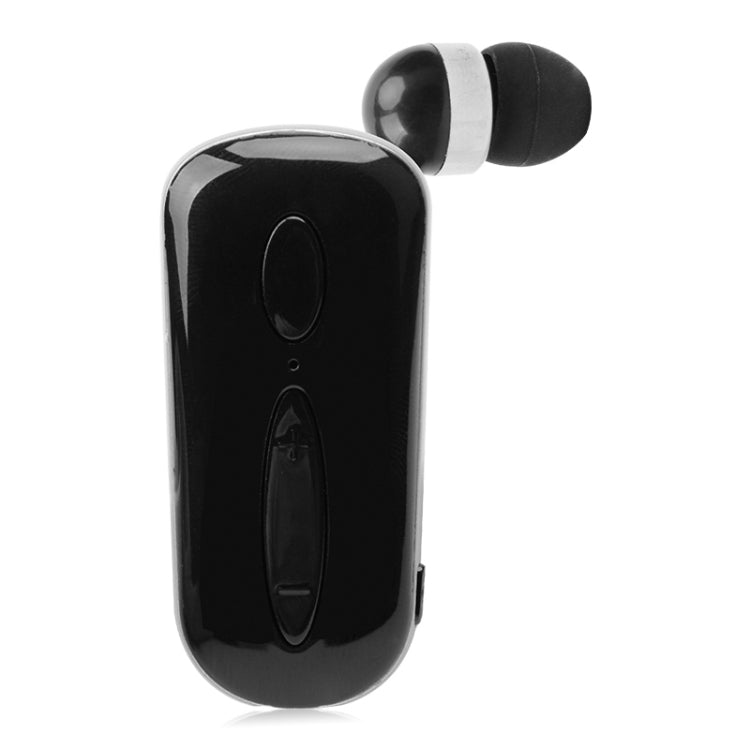 K36 Stereo Wireless Bluetooth Headset Calls Remind Vibration Wear Clip Driver Auriculares Earphone(Black) - Bluetooth Earphone by buy2fix | Online Shopping UK | buy2fix