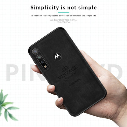 For MOTO G8 Plus PINWUYO Zun Series PC + TPU + Skin Waterproof And Anti-fall All-inclusive Protective Shell(Brown) - Motorola Cases by PINWUYO | Online Shopping UK | buy2fix