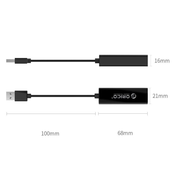 ORICO UTJ-U3 USB3.0 Gigabit Ethernet Network Adapter - USB 3.0 HUB by ORICO | Online Shopping UK | buy2fix