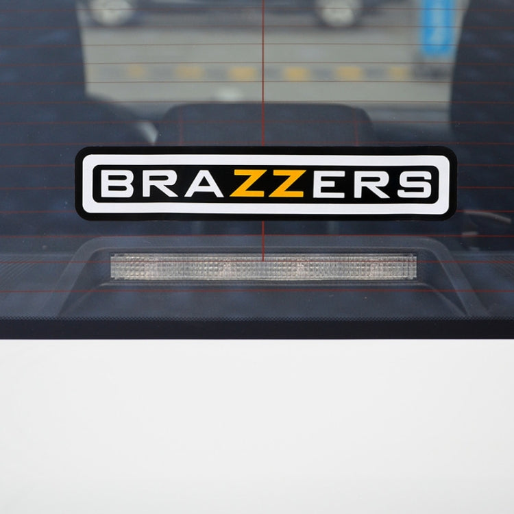 10 PCS  BRAZZERS Car Sticker Auto Decals foe Car Styling, Size: 4.9x22.5cm - Decorative Sticker by buy2fix | Online Shopping UK | buy2fix