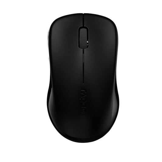 Rapoo1680 2.4GHz 1000 DPI 3 Buttons Business Office Desktop Computer Notebook Mute Portable Power Saving Wireless Mouse(Black) - Wireless Mice by Rapoo | Online Shopping UK | buy2fix