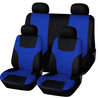 Universal Car Seat Cover Personality Stitching Automotive Chairs Protective Sleeve Cloth Automobile Seats Covers(Blue) - Seat Accessories by buy2fix | Online Shopping UK | buy2fix