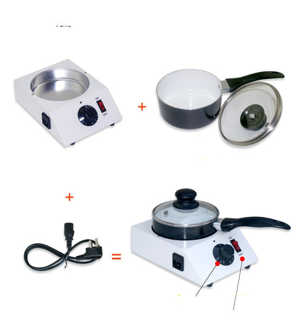 Chocolate Melting Machine With Adjustable Thermostat Melting Wax Machine, Size:29x22x19cm(White) - Electric Skillets by buy2fix | Online Shopping UK | buy2fix