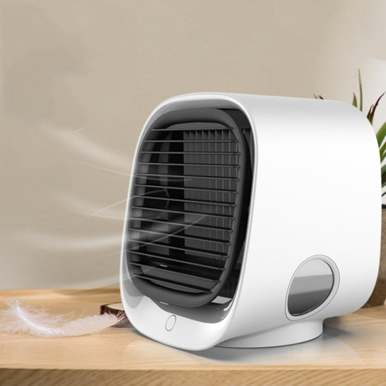 Mini Multifunctional Humidification Aromatherapy Fan Portable Office Home Desktop Air Conditioner Fan(Sky White) - Consumer Electronics by buy2fix | Online Shopping UK | buy2fix