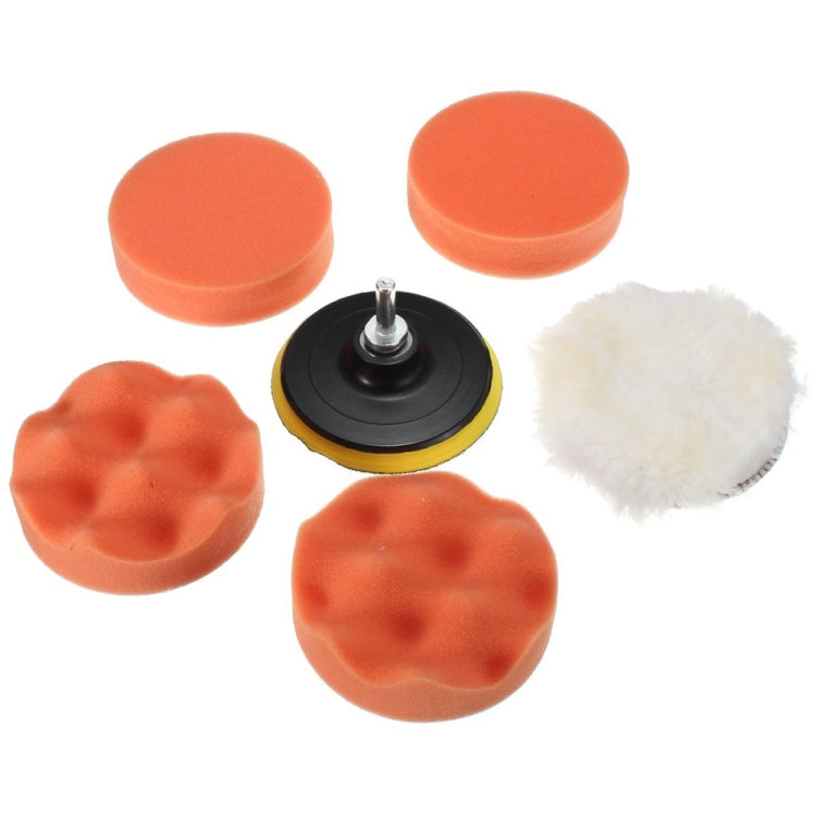 7 in 1 Buffing Pad Set Thread Auto Car Polishing Pad Kit for Car Polisher, Size:5 inch - Polishing Machine & Accessories by buy2fix | Online Shopping UK | buy2fix