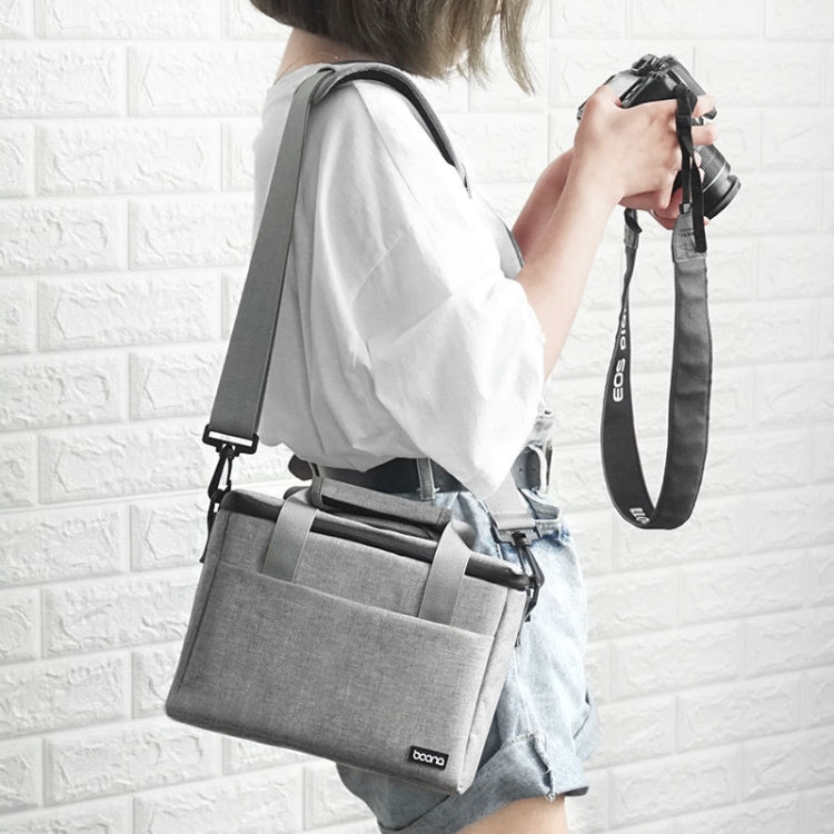 Baona BN-H001 Digital Camera Bag Casual Portable Camera Waterproof Bag, Size:Large(Black) - Camera Accessories by Baona | Online Shopping UK | buy2fix