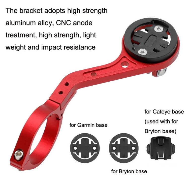 BG-371 Bicycle Aluminum Alloy Code Table Frame Universal Code Table Extension Flashlight Bracket(Red) - Holders by buy2fix | Online Shopping UK | buy2fix