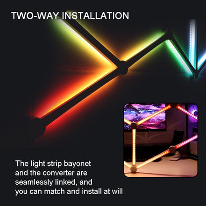 JSK-P22 Smart RGB Mosaic Light Rhythm Light Support Amazon Alexa / Google Assistant /DuerOS EU Plug(White) - Novelty Lighting by buy2fix | Online Shopping UK | buy2fix