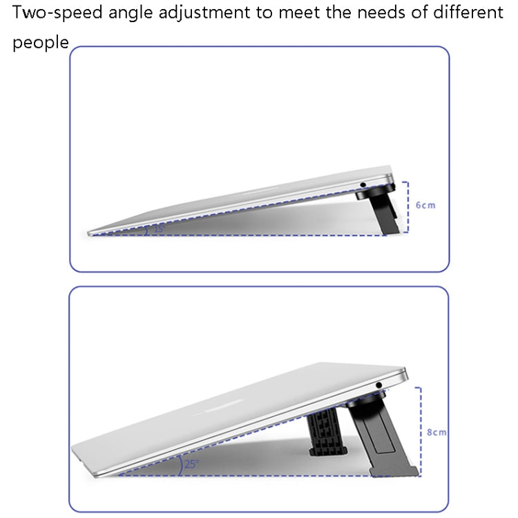 Oatsbasf 03362 Laptop Cooling Stand Desktop Portable Suspended Vertical Stand(White) - Computer & Networking by Oatsbasf | Online Shopping UK | buy2fix