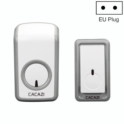 CACAZI W-899 Smart Home Wireless Doorbell Remote Control Doorbell, Style:EU Plug - Wireless Doorbell by CACAZI | Online Shopping UK | buy2fix