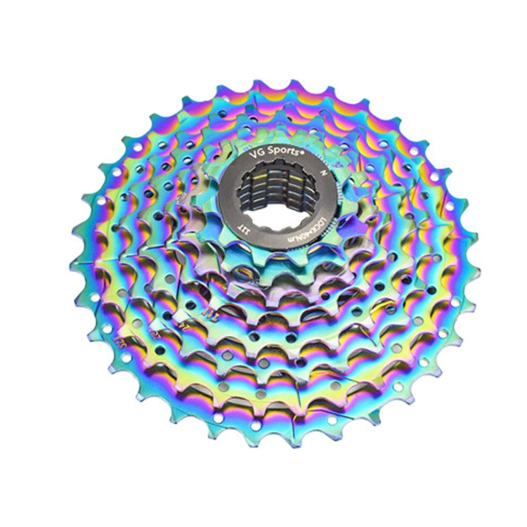 VG SPORTS Bicycle Lightweight Wear -Resistant Colorful Flywheel, Style:10 Speed 11-32T - Outdoor & Sports by VG SPORTS | Online Shopping UK | buy2fix