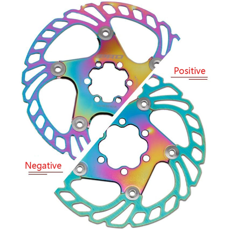 IIIPRO Floating Disc Road Mountain Bike Six Nail Disc Brake Disc, Size:160mm(Colorful) - Outdoor & Sports by IIIPRO | Online Shopping UK | buy2fix