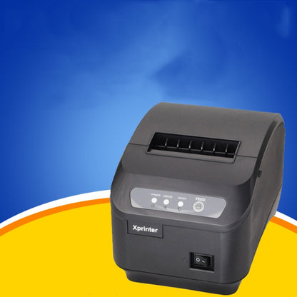 Xprinter XP-Q200II Thermal Small Receipt Printer Catering And Kitchen Receipt Printer 80mm Cutter, Interface Type:LAN Interface(UK Plug) - Printer by Xprinter | Online Shopping UK | buy2fix