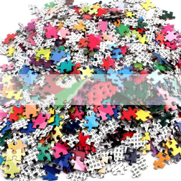 Round Shape Irregular Plane Puzzle Jigsaw Toy 1000 Pieces(Chameleon) - Puzzle Toys by buy2fix | Online Shopping UK | buy2fix