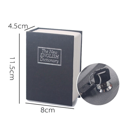 Mini Dictionary Safe Box Book Secret Security Lock Cash Money Coin Storage Jewellery key Locker(Blue) - Security by buy2fix | Online Shopping UK | buy2fix