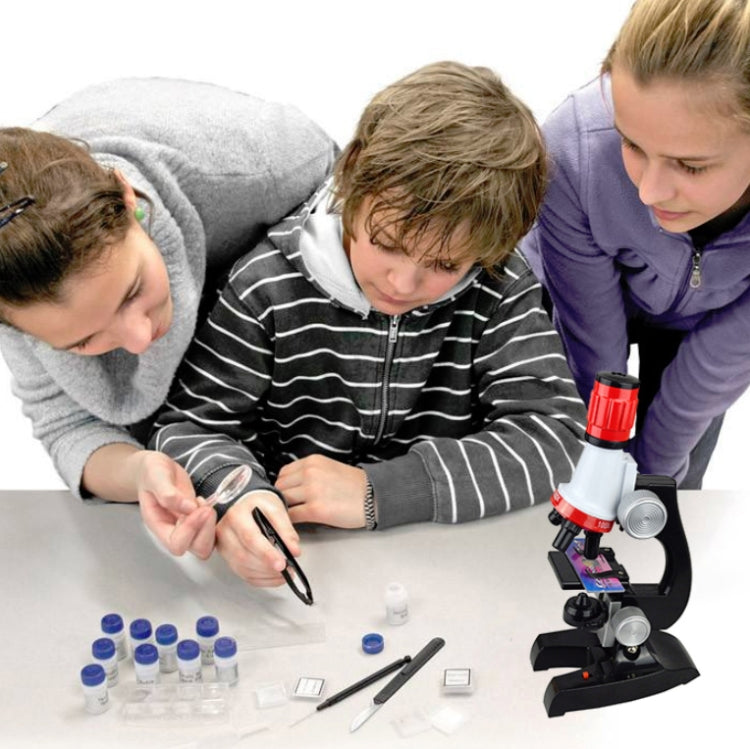 Children Microscope Set Simulation Science Experiment 1200 Times Science & Education Supplies - Consumer Electronics by buy2fix | Online Shopping UK | buy2fix