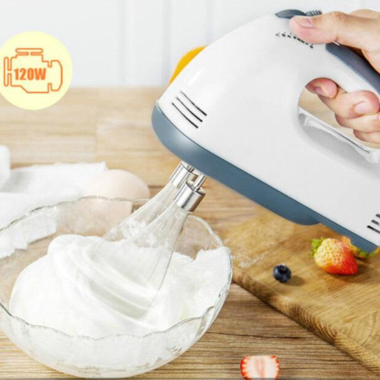 Whisk Electric Household Mini Whisk Baking Small Whipped Cream Machine, Specification:EU Plug+4 Stirring Rods - Stirrer & Squeezer by buy2fix | Online Shopping UK | buy2fix