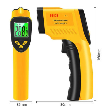 BSIDE H1 550 Degree Celsius Infrared Thermometer Handheld Non-Contact Thermometer - Thermostat & Thermometer by BSIDE | Online Shopping UK | buy2fix