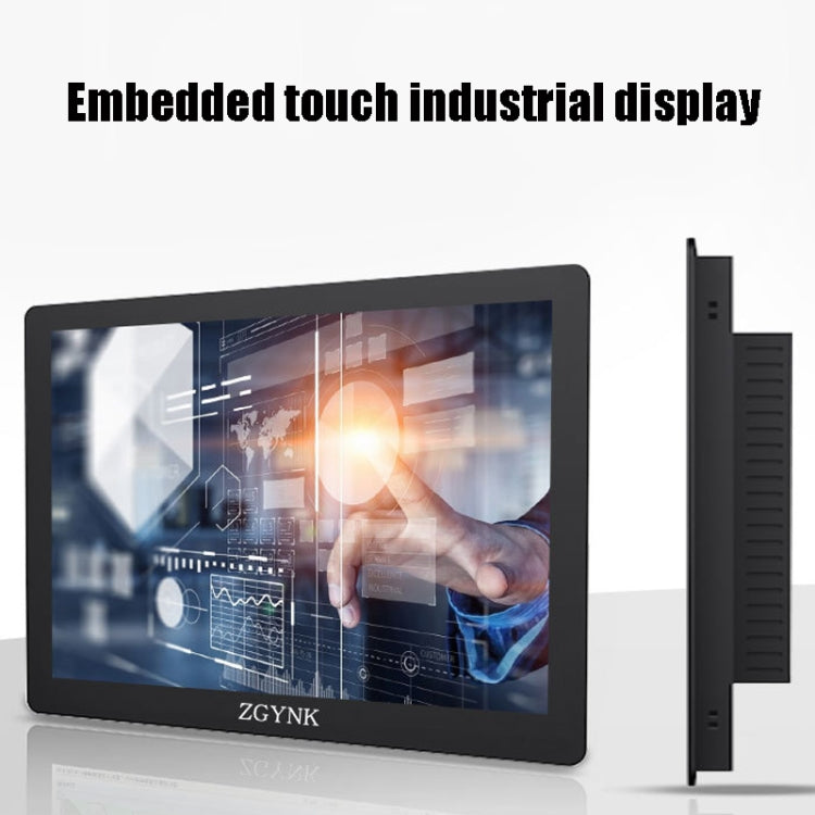 ZGYNK KQ101 HD Embedded Display Industrial Screen, Size: 15.6 inch, Style:Resistive - LCD Monitors by ZGYNK | Online Shopping UK | buy2fix