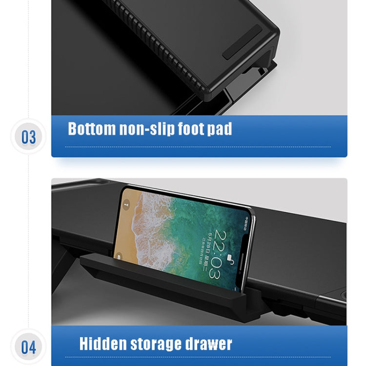 AP2002-2-A Display Increase Rack Notebook Storage BracketOlmaster, Style:Classic Style - Computer & Networking by buy2fix | Online Shopping UK | buy2fix