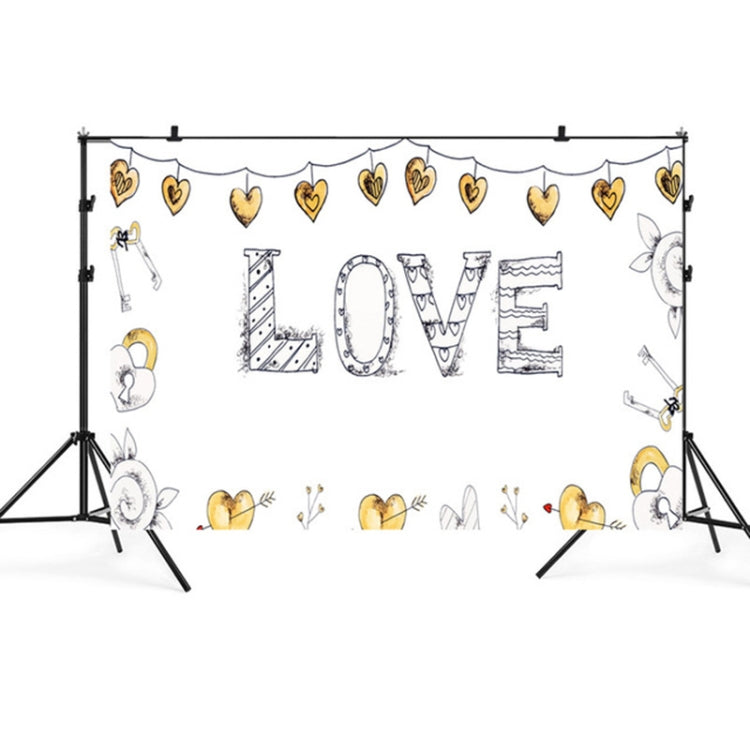 2.1m x 1.5m Valentines Day Photo Party Layout Props Photography Background Cloth(016) - Camera Accessories by buy2fix | Online Shopping UK | buy2fix