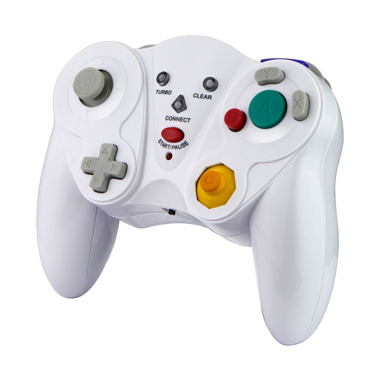 HY-5201 2.4HGz Wireless Gamepad For Nintendo NGC, Color of the product: White - Gamepads by buy2fix | Online Shopping UK | buy2fix