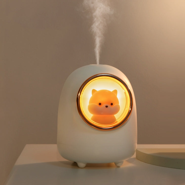 M08 Battery Type Cartoon Space Capsule Car Portable Cute Pet Desktop Humidifier(White) - Home & Garden by buy2fix | Online Shopping UK | buy2fix