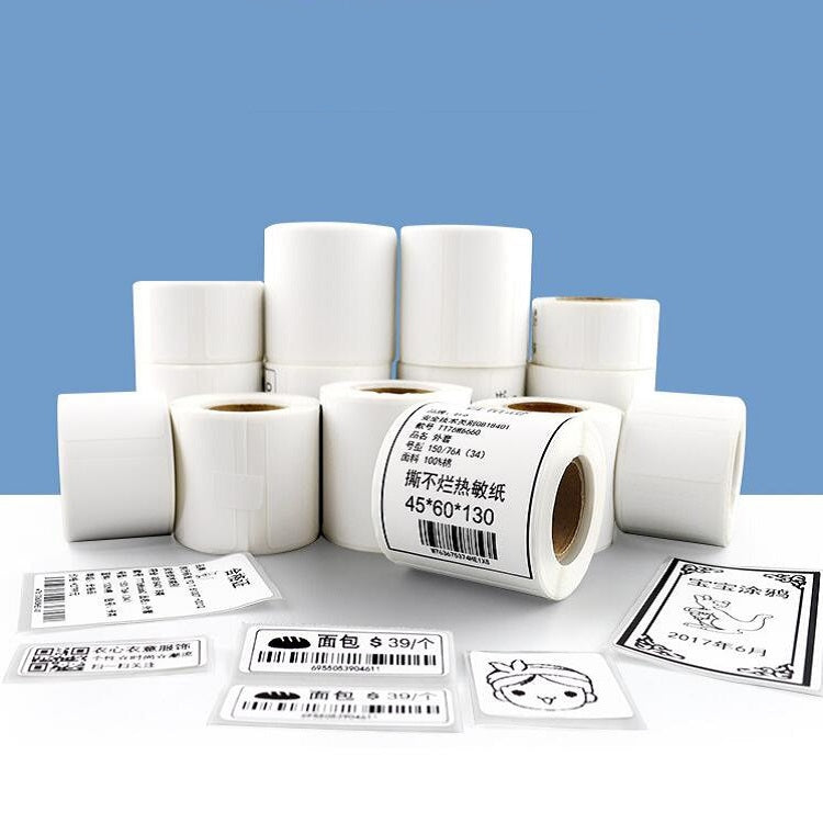 Thermal Label Paper Self-Adhesive Paper Fixed Asset Food Clothing Tag Price Tag for NIIMBOT B11 / B3S, Size: 70x80mm 95 Sheets - Consumer Electronics by buy2fix | Online Shopping UK | buy2fix