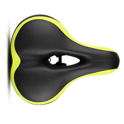 Reflective Seat Bicycle Seat Bicycle Saddle Seat(Black Green) - Outdoor & Sports by buy2fix | Online Shopping UK | buy2fix