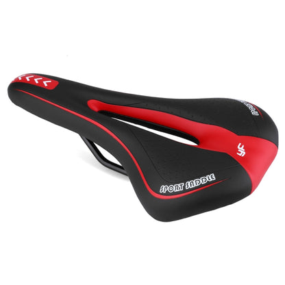 YAFEE YF-1018 Mountain Bike Saddle Bicycle Riding Saddle Bicycle Saddle(Black Red) - Outdoor & Sports by YAFEE | Online Shopping UK | buy2fix